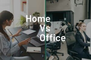 Home vs office working